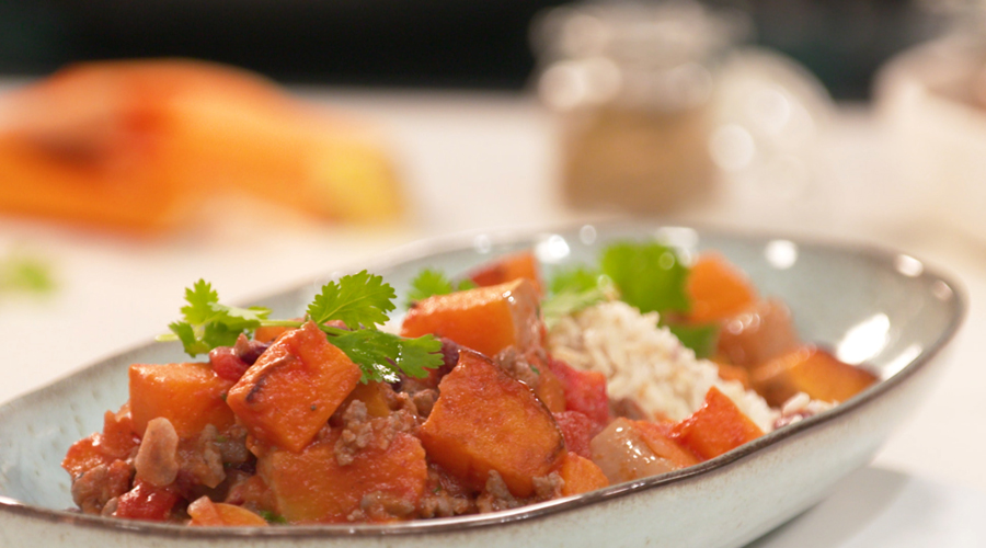 Chili con carne met pompoen - MAX Vandaag