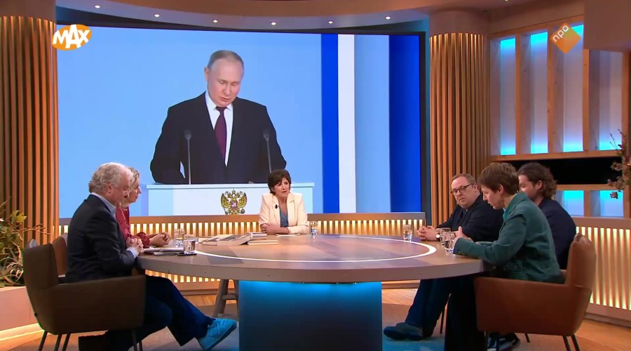 1 jaar oorlog, Poetin spreekt parlement toe en Biden bezoekt Zelensky: Helga Salemon aan het woord