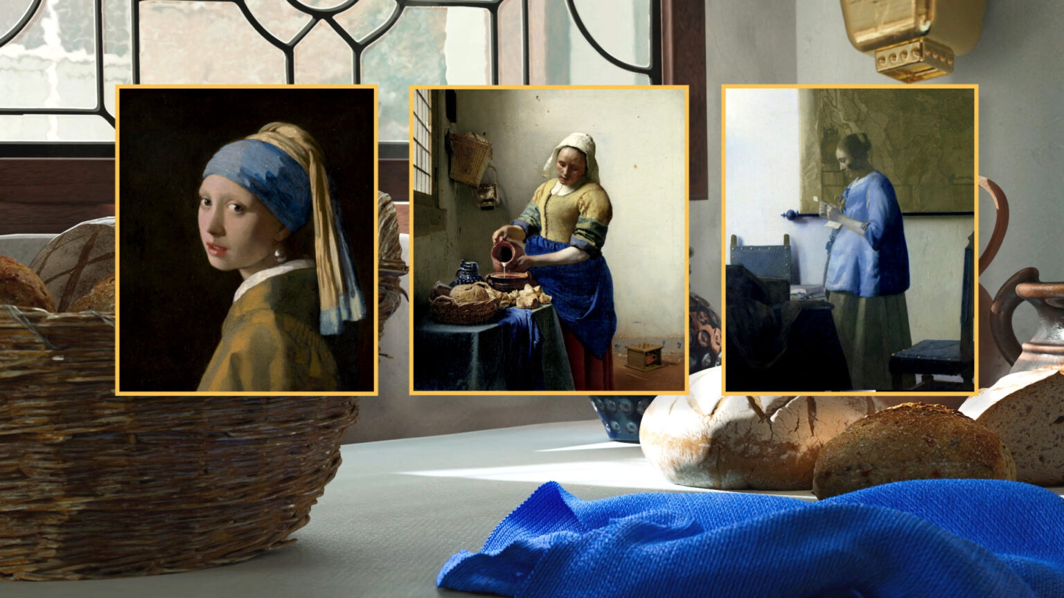 De peperdure kleur blauw van Johannes Vermeer