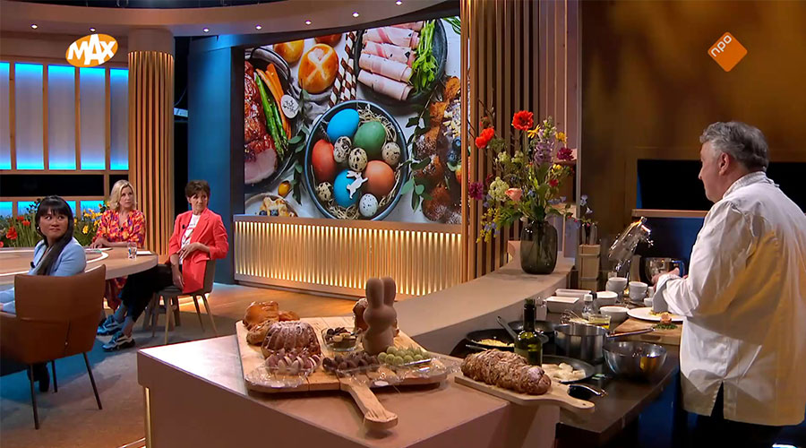 Robèrt van Beckhoven maakt een sabayon voor bij paasgerechten