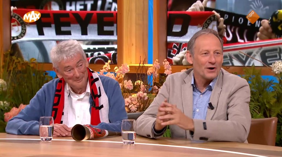 Adri Vermaat en Mart de Kruif vieren titel Feyenoord op de Coolsingel: “Maar 6 jaar gewacht, viel mee dit keer”