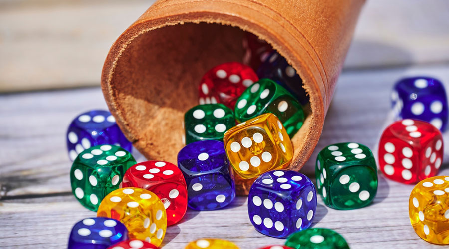 SALALIS Polyhedral Dobbelstenen, Tafelbord Dobbelstenen Zinklegering Voor Kinderen Voor Tafelbordspellenblack Gold