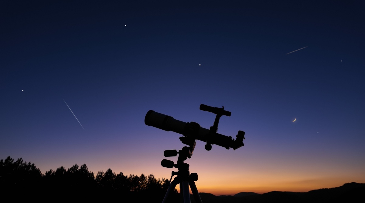 Planeten aan de hemel te zien