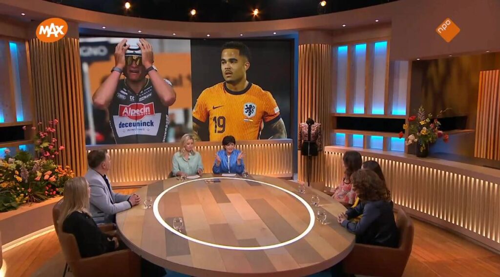 Barbara Barend interviewt 2 sportfenomenen: “Van der Poel is eigenlijk een heel maffe gozer, Kluivert is een bijzonder joch, heel beleefd”