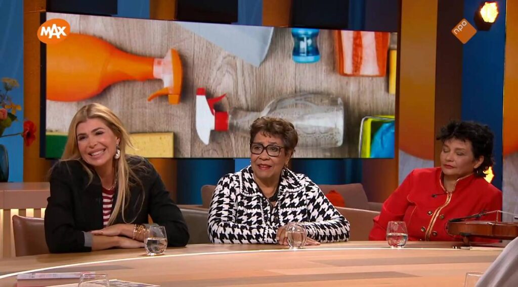 Estelle Cruijff geeft tips voor de lenteschoonmaak: “Scheerschuim op het matras, ben ik groot fan van”