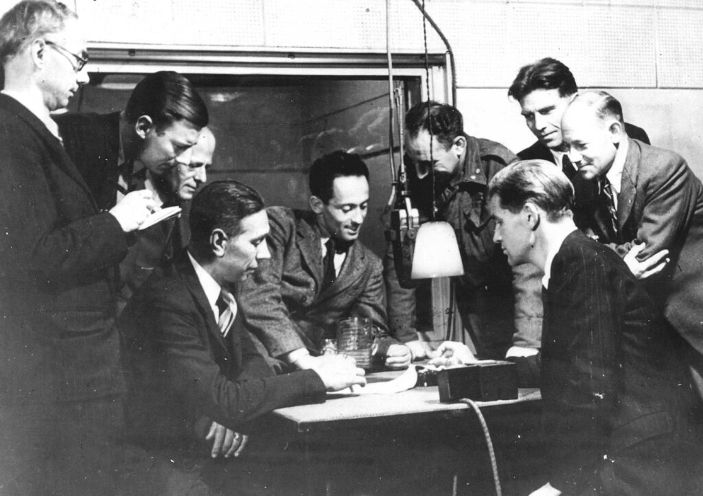 Medewerkers van Radio Oranje