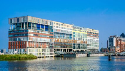 Appartementencomplex in Amsterdam.