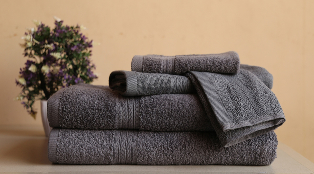 Zichtbare strepen op handdoeken.