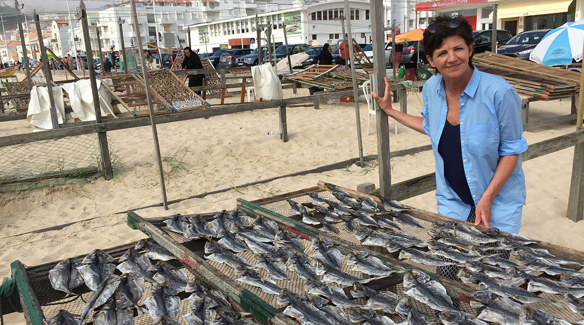 Puzzel: maak Martine op het strand in 2016 compleet.