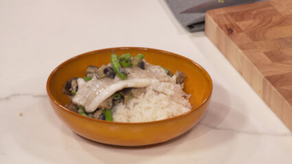 Kook meet met MAX: Thaise curry met kabeljauw, aubergine en rijst