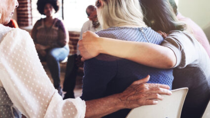 Gezamenlijk rouwen in het Nabestaandencafé