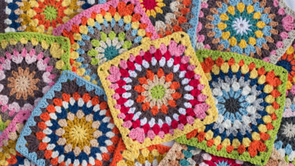 Gehaakte granny squares