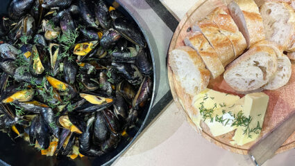 Mosselen met Iers stout bier van Hugo Kennis