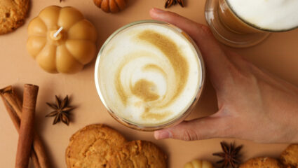 Een pumpkin spice latte