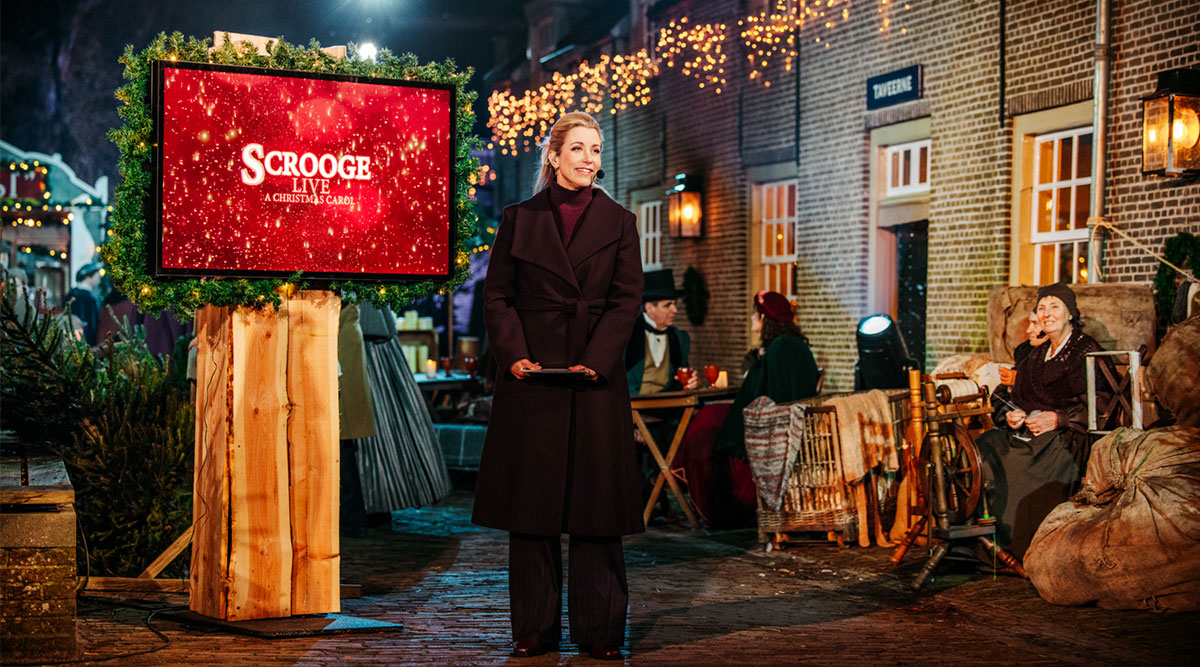 Scrooge Live gepresenteerd door Carrie ten Napel komt dit jaar uit Arnhem.