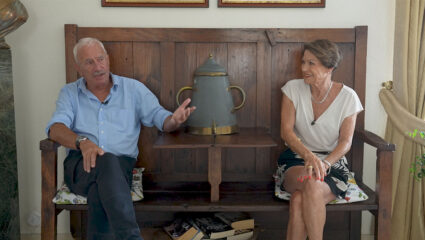 Reisleiders Ger en Evelyne blikken terug op de reis.