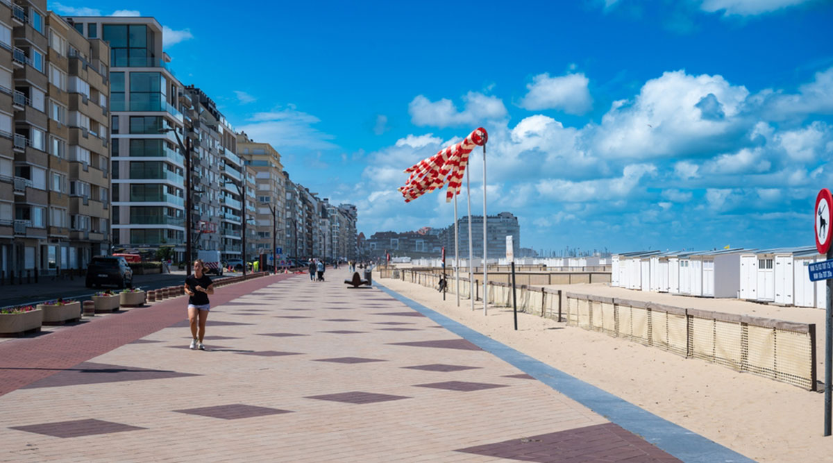 Puzzel: maak de boulevard van Knokke compleet.