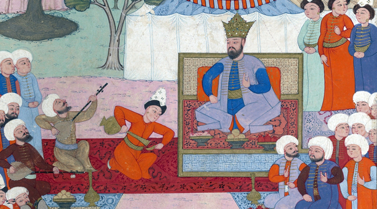 Een Perzische miniatuur.