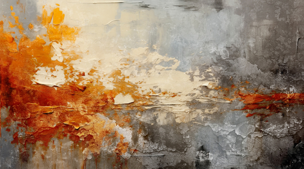 Een modern kunstwerk.