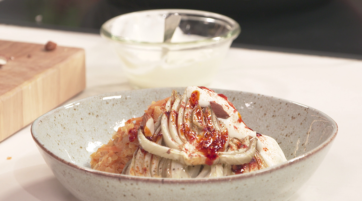 Kook mee met MAX: rode linzenstoof met geroosterde venkel