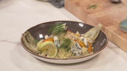 Kook mee met MAX: Couscoussalade met geroosterde venkel en roquefort