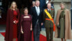 Prinses Amalia, Maria Terese Groothertogin van Luxemburg, koning Willem-Alexander, groothertog van Luxemburg Henri en koningin Máxima.