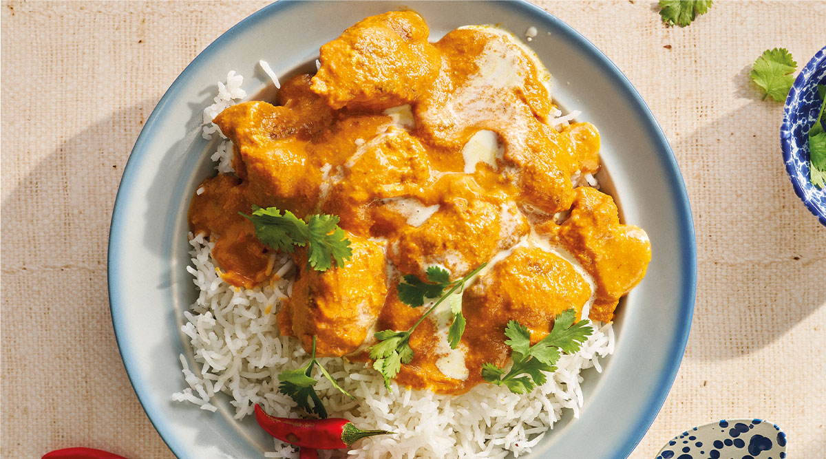 Makkelijke butter chicken van Twisted Chef, Sepp van Dijk.