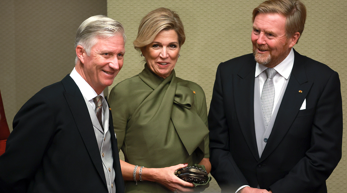 Prins Philip, koningin Máxima en koning Willen-Alexander