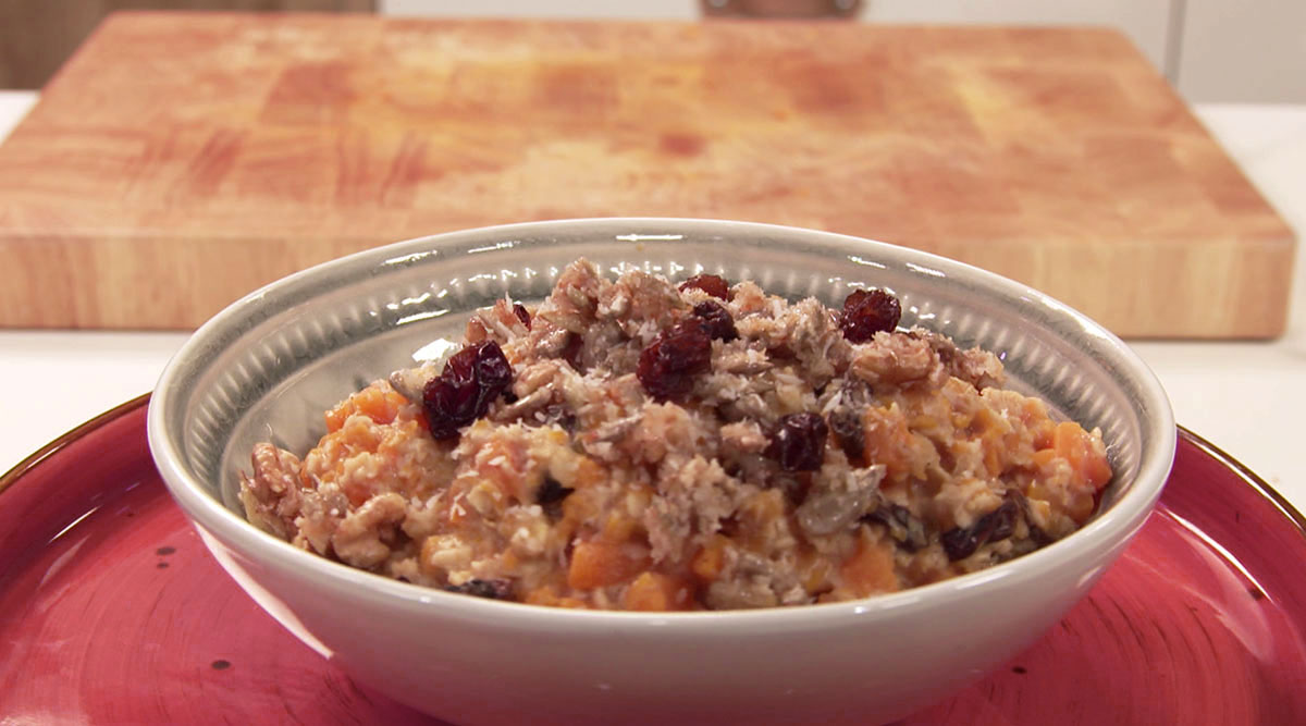 Kook mee met MAX: pompoenhavermout-met-walnotencrunch.