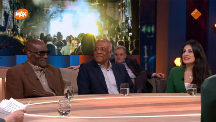 Tannaz Hajeby bij Tijd voor MAX over de Top 2000