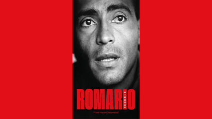 De omslag van het boek Romario in Eindhoven van Frans van den Nieuwenhof.