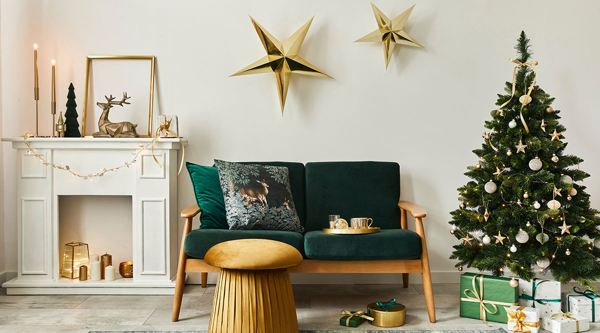 Versieren van een huis rondom de feestdagen.