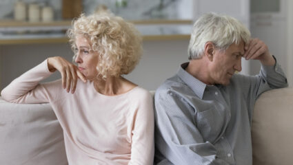 Stel ligt in scheiding.