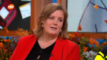 Suzanne Segaar van het Rode Kruis.