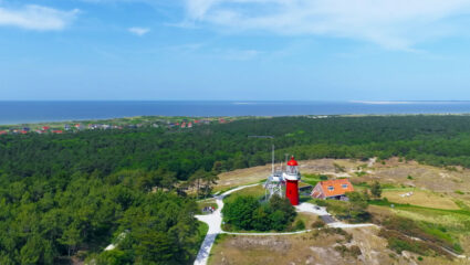 De vuurtoren van Vlieland.