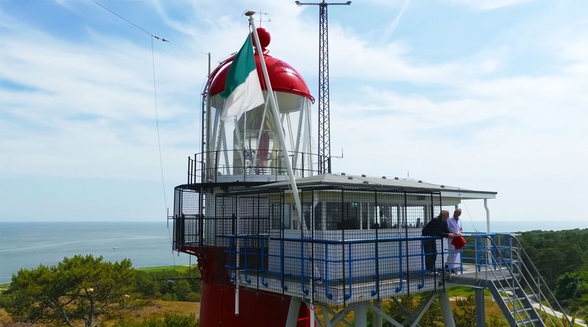 De vuurtoren van Vlieland.