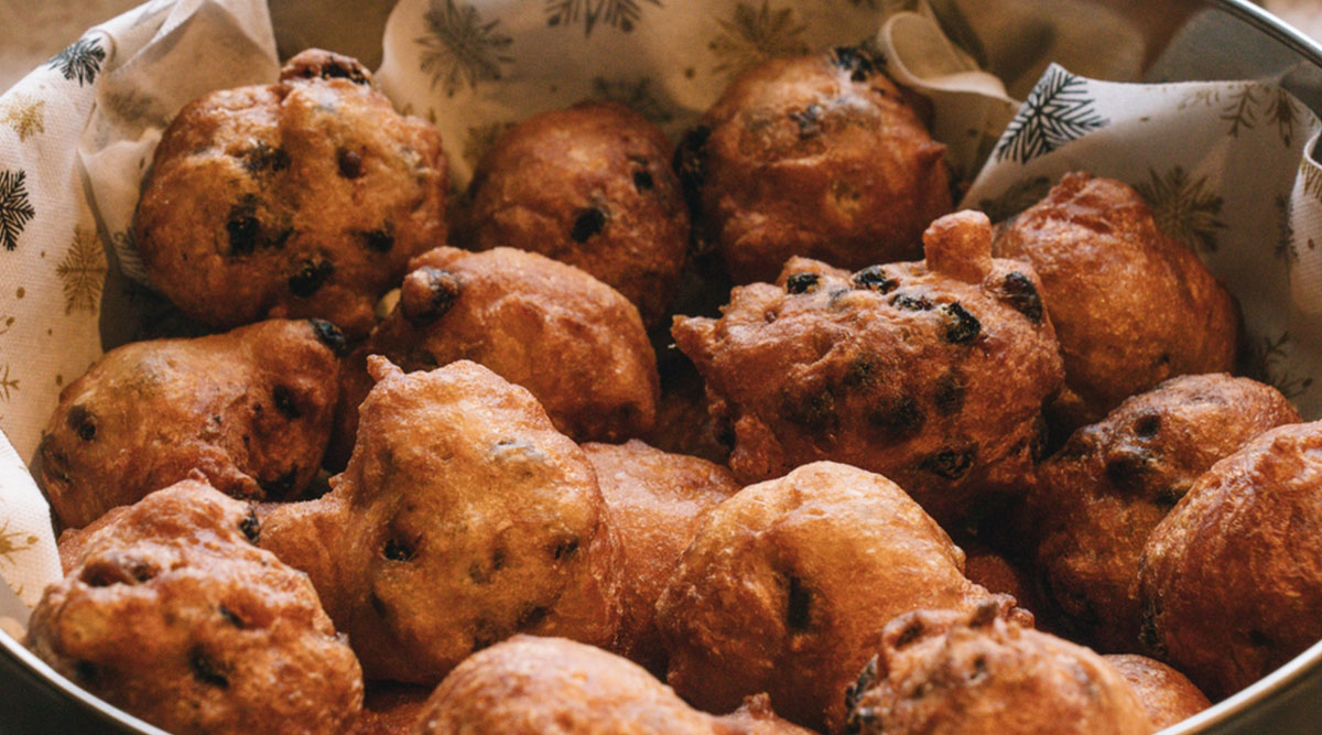 Puzzel: maak de zelfgemaakte oliebollen compleet.