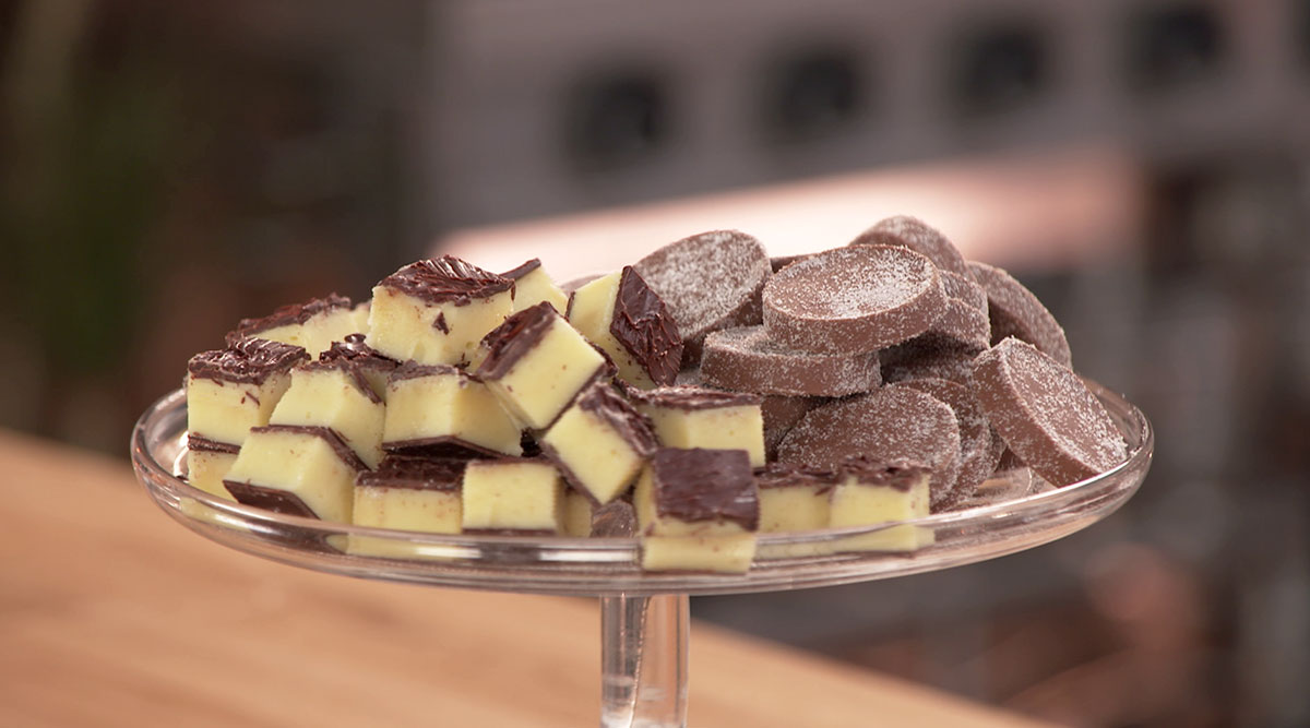 Bak mee met MAX: whisky-ganacheblokjes en gianduiablokjes