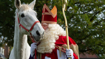 Sinterklaas met Amerigo.