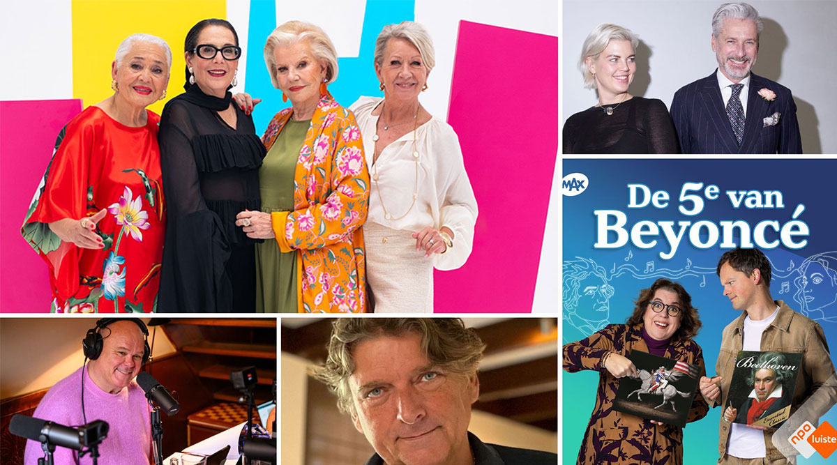 Nieuwe en vertrouwde podcasts bij MAX.