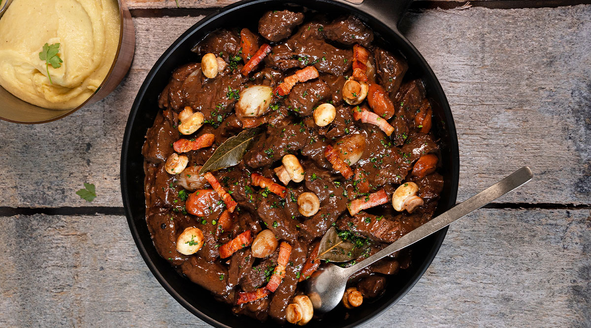 Boeuf bourguignon van Jeroen van Ooijen.
