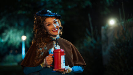 Katja Schuurman in Scrooge Live vanuit Arnhem.