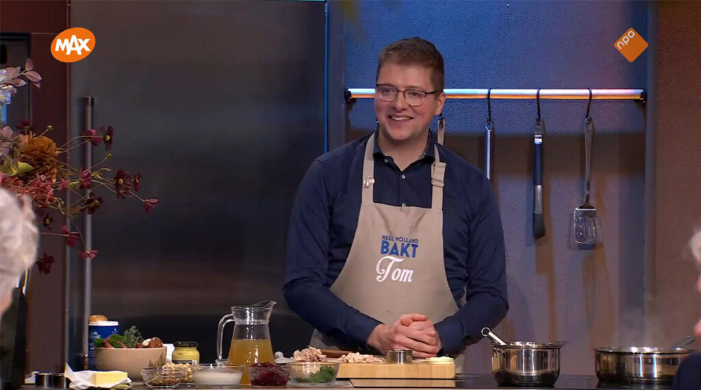 Tom verlaat de tent van Heel Holland Bakt: ‘Bakken heb ik geleerd van oma’