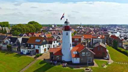De vuurtoren van Urk.
