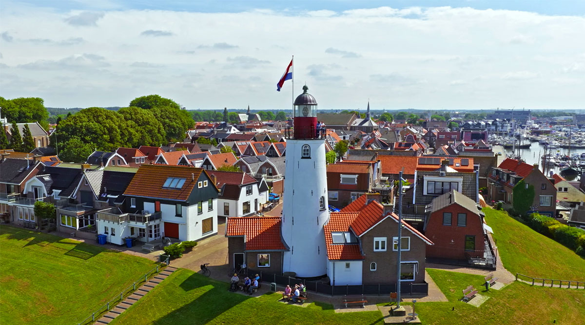 De vuurtoren van Urk.