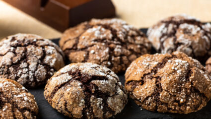 karamel sneeuwbal koekjes