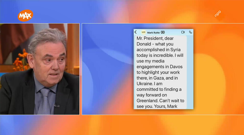 Amerika-kenner Willem Post over het privébericht van NAVO-chef Mark Rutte aan de Amerikaanse president Donald Trump