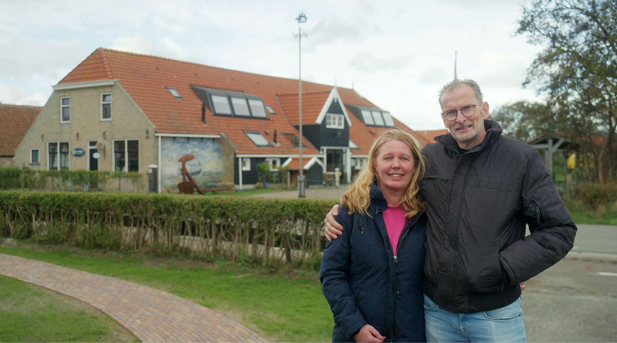 Marije en Gerrit uit Bed & Breakfast.