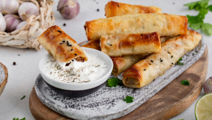 Een lekkernij met filodeeg.