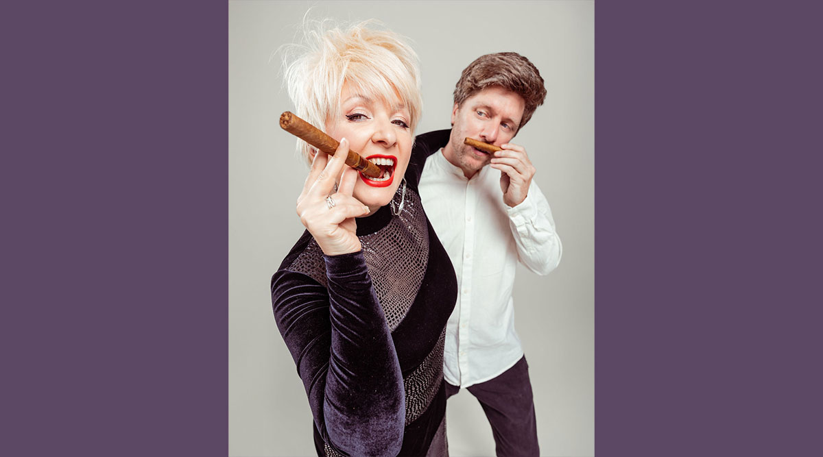 De poster van de muziektheatervoorstelling Van De Gekken van Elfie Tromp.